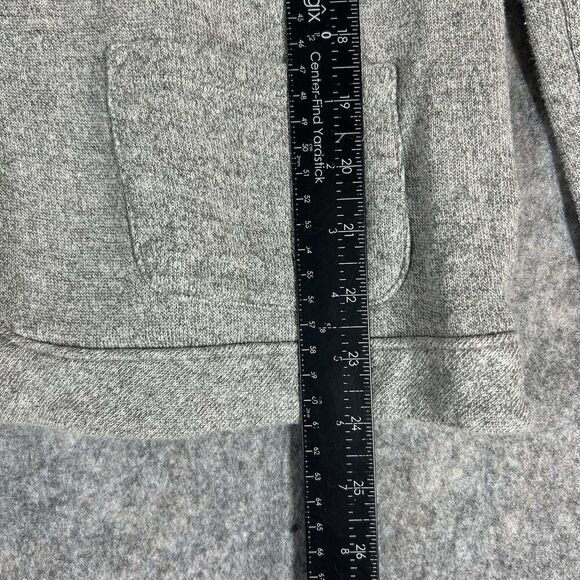 GAP Cardigan Sweater Mens Large Gray Button Up Collared Pockets Preppy Casual - Picture 5 of 8